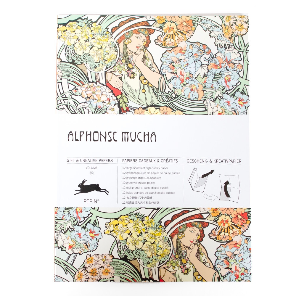 Pepin Artists, Mailing Supplies, Art & School, Gift & Creative, Paper Book, Alphonse Mucha, 1016968